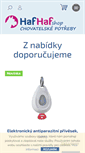 Mobile Screenshot of hafhaf-shop.cz